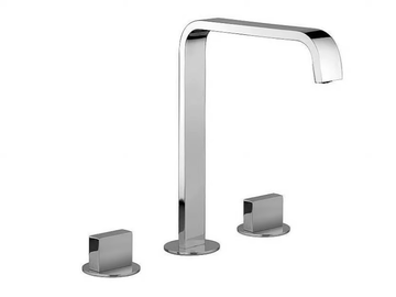 LUCE 84068 - 3 hole countertop washbasin mixer by Rubinetterie Frattini - view 2